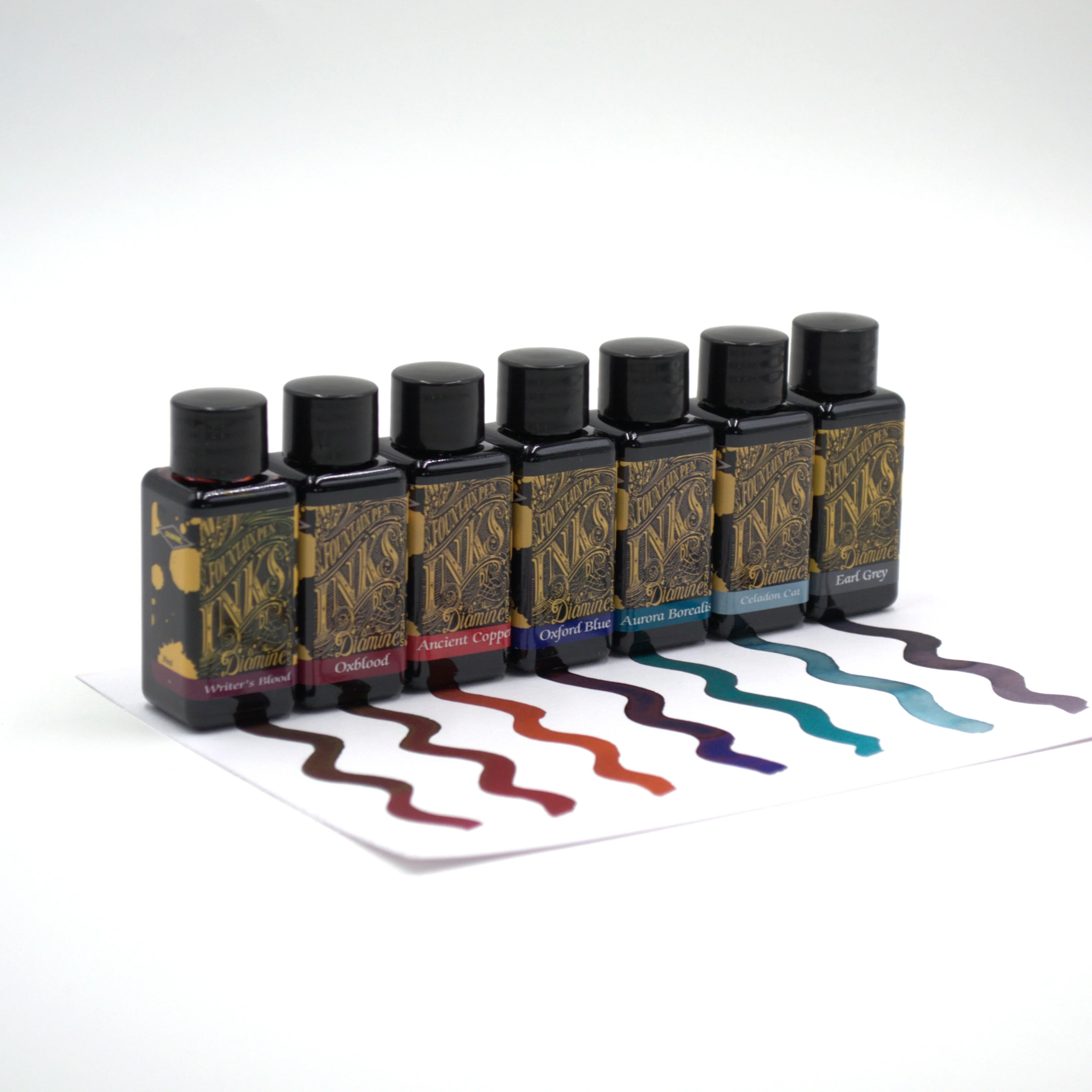Diamine 30ml Set of 7 Colours Bestsellers - Image 2