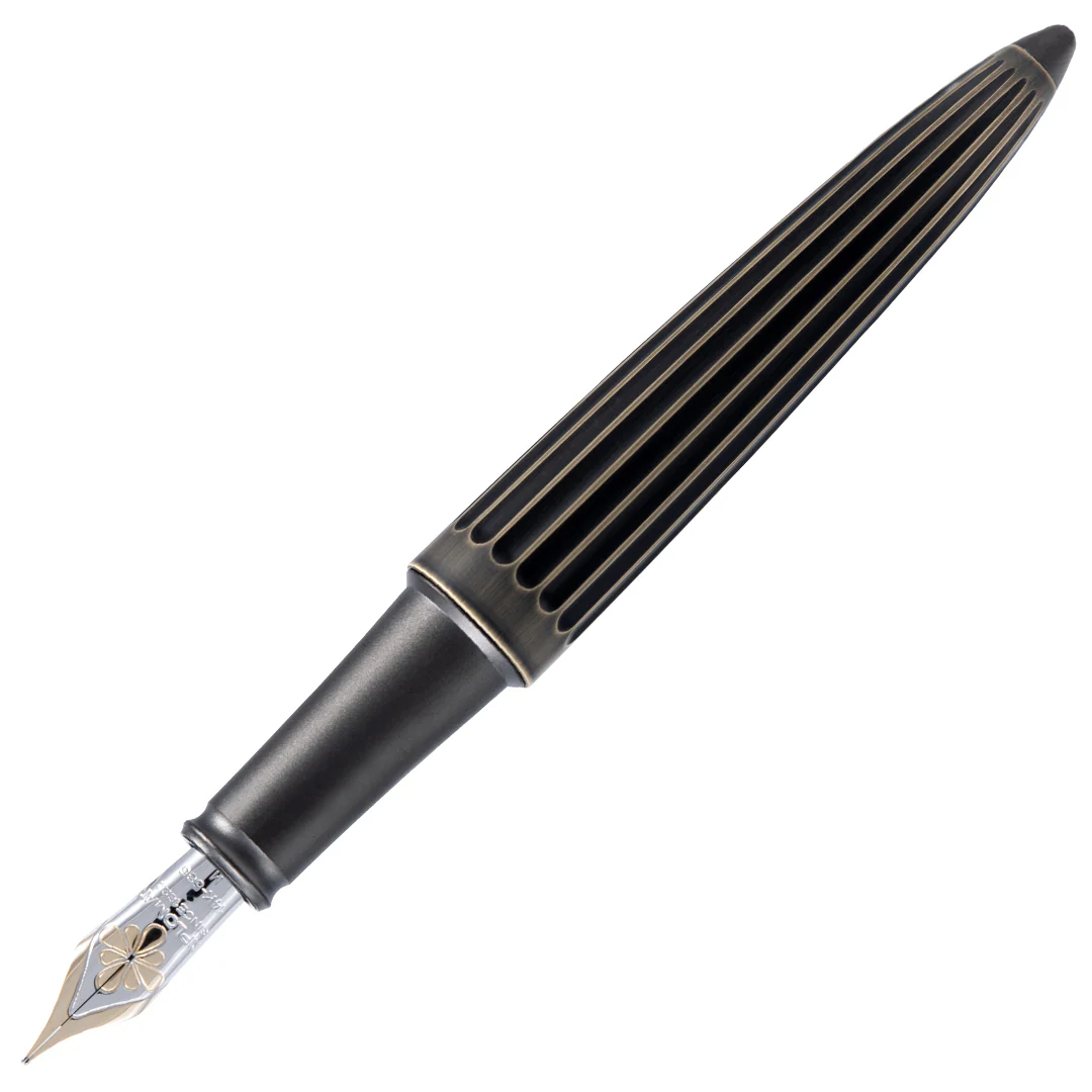 Diplomat Aero Oxyd Brass Fountain Pen 14ct Nib