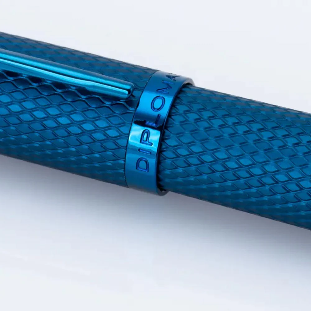 Diplomat Viper Ballpoint Pen Blue - Image 2