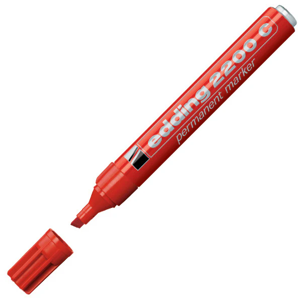 edding 2200C Permanent Marker Pen Chisel - Image 2