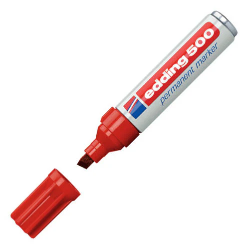 edding 500 Permanent Marker Pen Chisel - Image 2