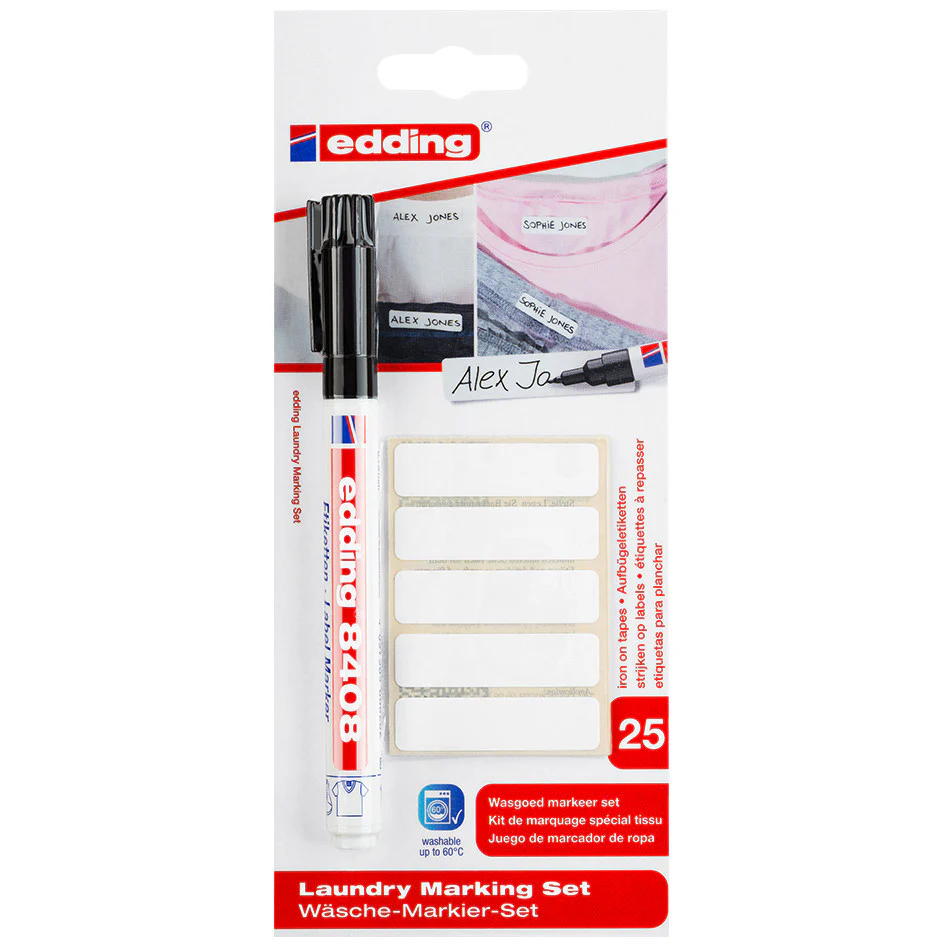 edding 8408 Laundry Marking Set