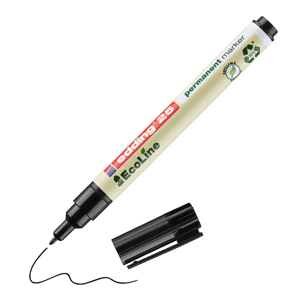 edding EcoLine 25 Permanent Marker Set of 4 - Image 3