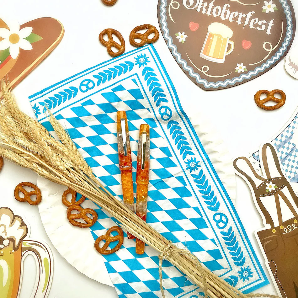 Esterbrook Camden Rollerball Pen Oktoberfest Gold Trim Limited Edition - Image 2