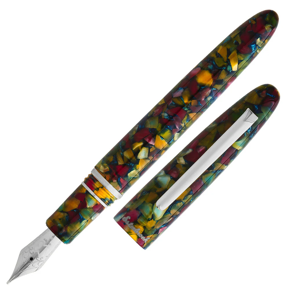 Esterbrook Estie Fountain Pen Botanical Gardens Palladium Custom Gena Nib
