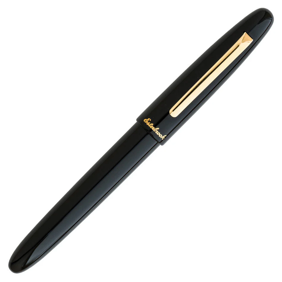 Esterbrook Estie Fountain Pen Ebony With Gold Trim Custom Scribe Nib