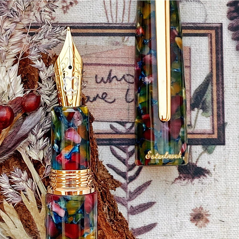 Esterbrook Estie Oversize Fountain Pen Botanical Gardens Gold - Image 4