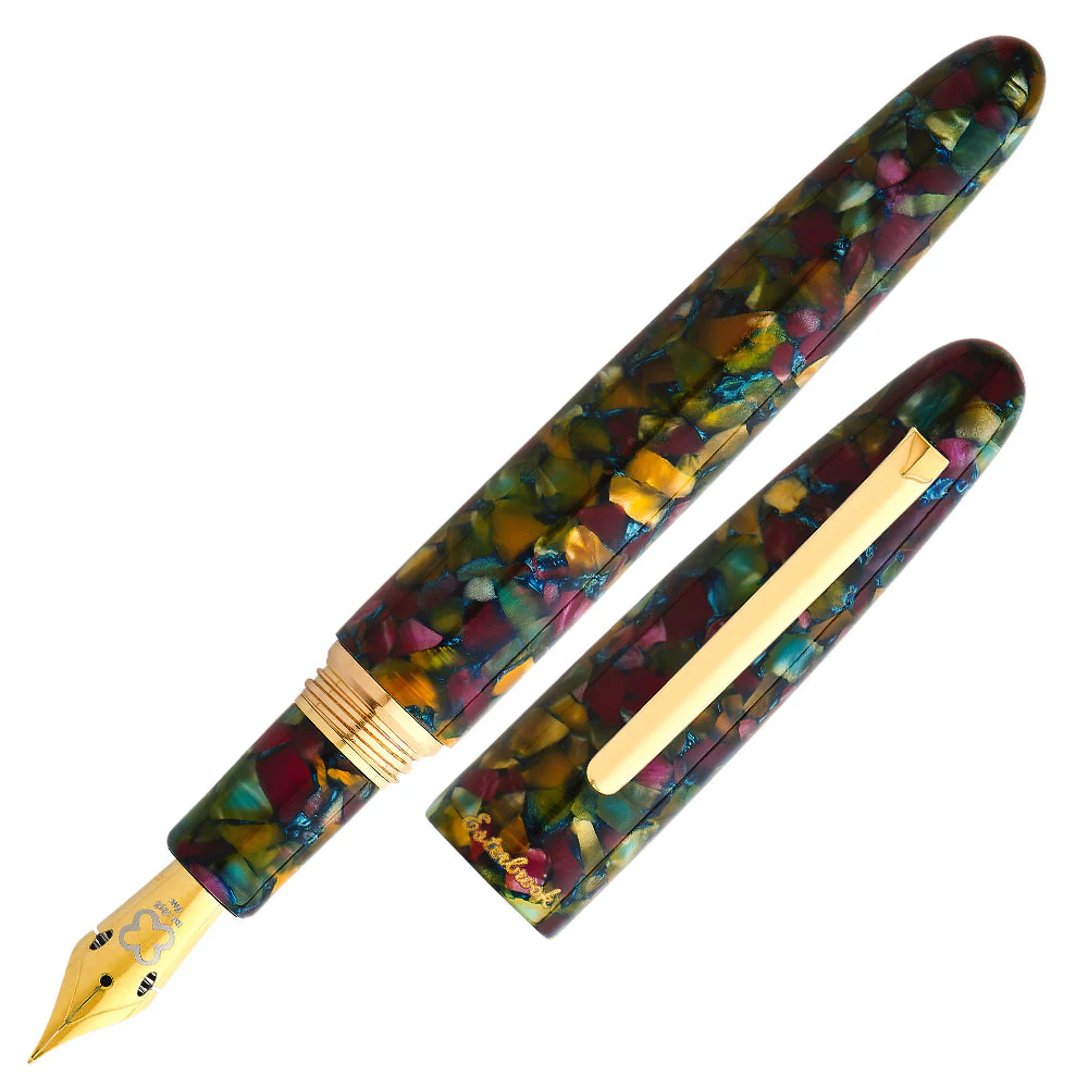Esterbrook Estie Oversize Fountain Pen Botanical Gardens Gold Custom Gena Nib