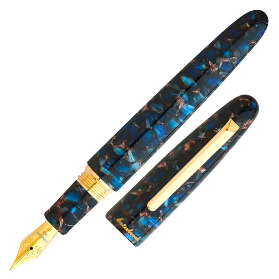 Esterbrook Estie Oversize Fountain Pen Nouveau Bleu with Gold Trim