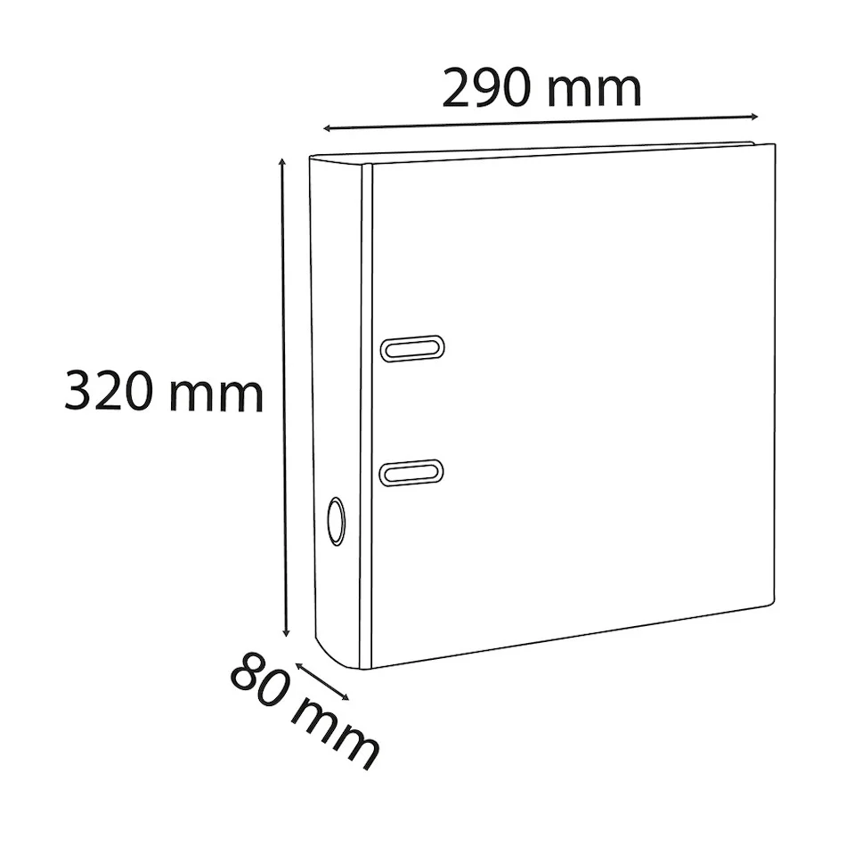 Exacompta Forever Prem'Touch Lever Arch Folder A4 Red - Image 2
