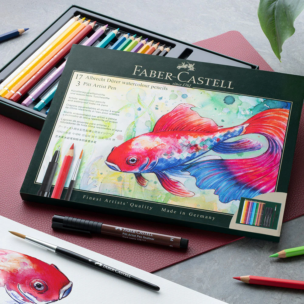 Faber-Castell Albrecht Dürer and Pitt Pen Gift Set 21 Piece - Image 2