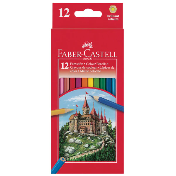 Faber-Castell Classic Colour Pencils Set of 12