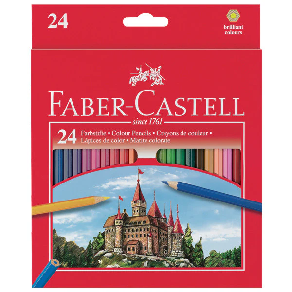 Faber-Castell Classic Colour Pencils Set of 24