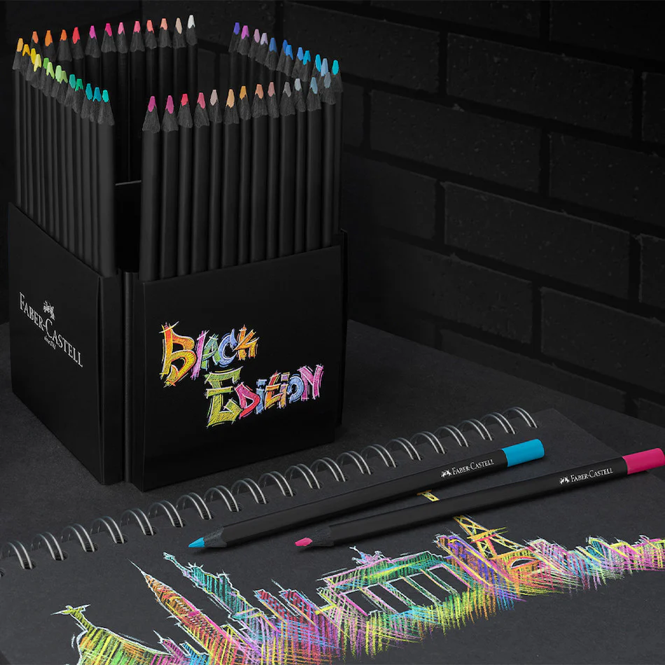 Faber-Castell Colour Pencil Black Edition Set of 50 - Image 4