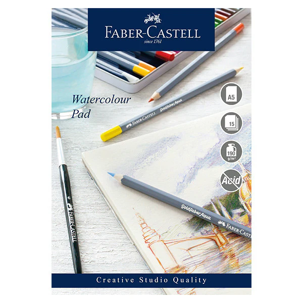 Faber-Castell Creative Studio Watercolour Pad Spiral Bound A5