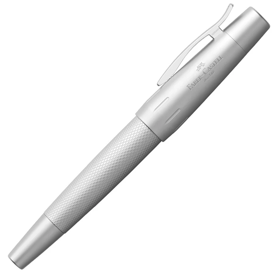 Faber-Castell e-motion Rollerball Pen Pure Silver - Image 2