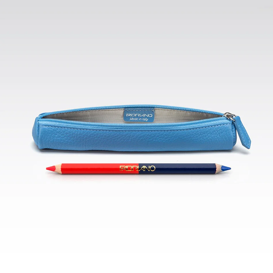 Fabriano Portapenne Tubino Pen Case Small Blue - Image 2