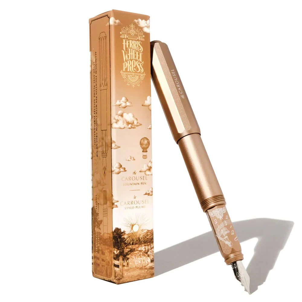 Ferris Wheel Press Aluminium Carousel Fountain Pen Terracotta Canyon