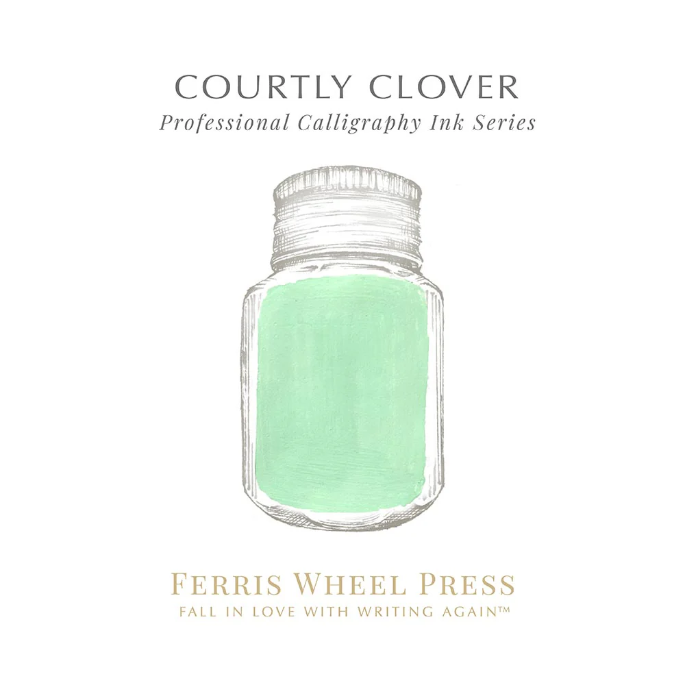 Ferris Wheel Press Calligraphy Ink 28ml Courtly Clover - Image 3