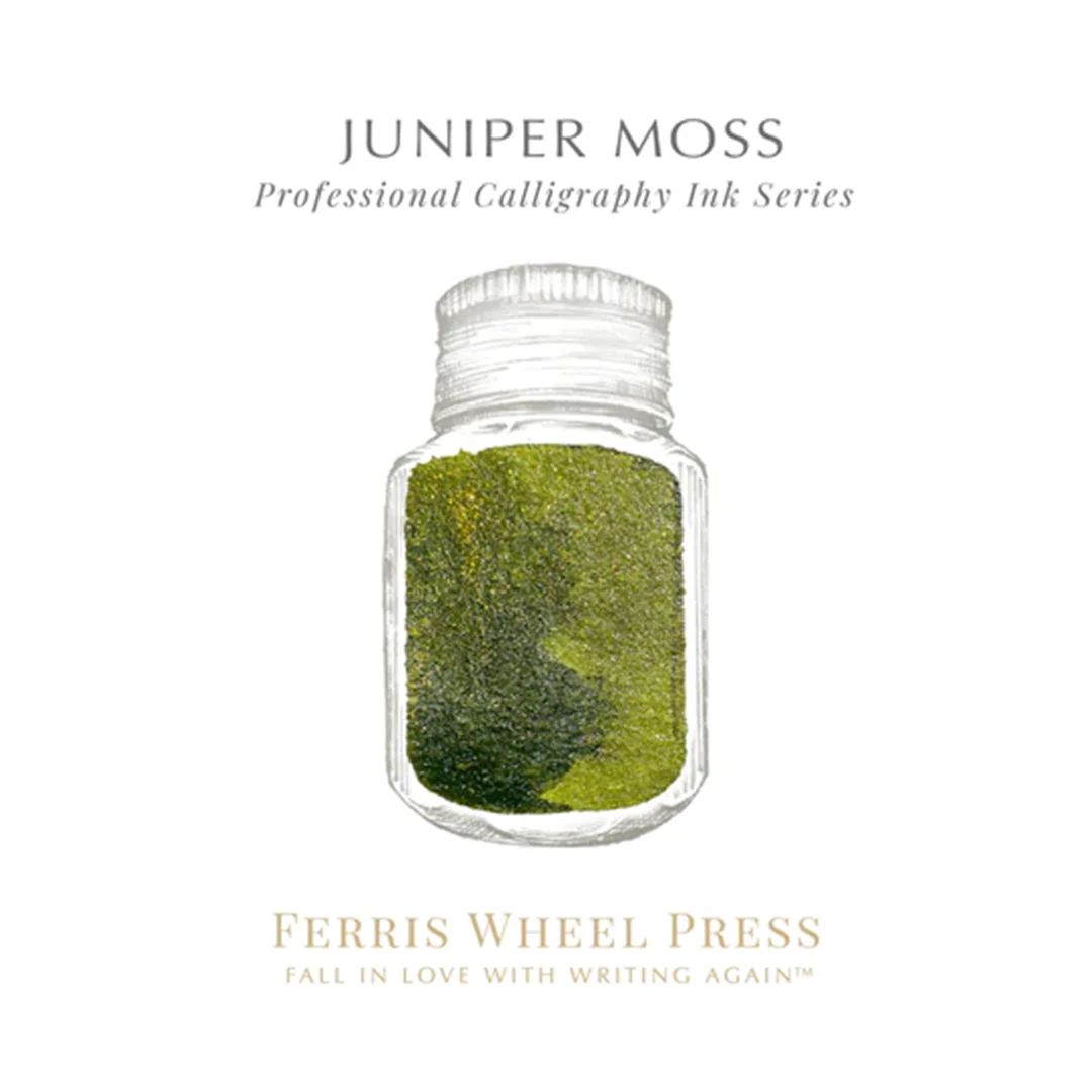 Ferris Wheel Press Calligraphy Ink 28ml Juniper Moss - Image 2