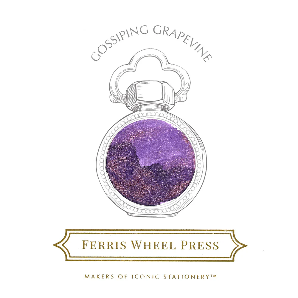Ferris Wheel Press Fountain Pen Ink 38ml Gossiping Grapevine - Image 4