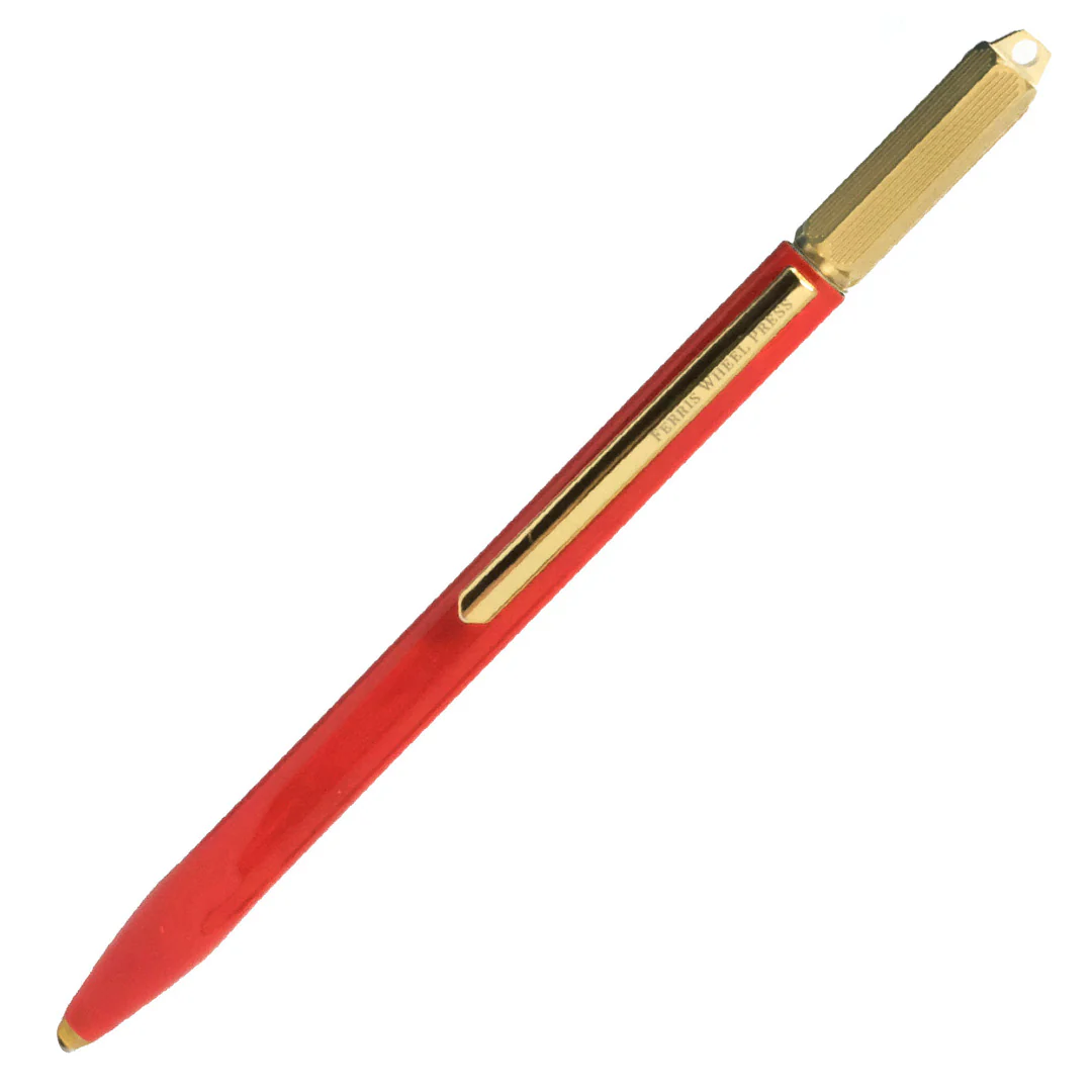 Ferris Wheel Press The Scribe Ballpoint Pen Red Carpet