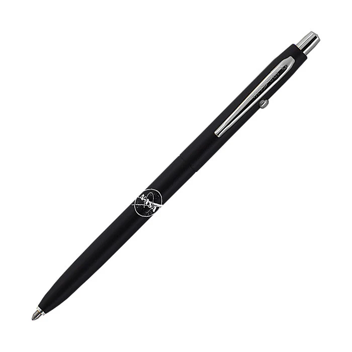 Fisher Space Pen Shuttle Retractable Ballpoint Pen Matte Black with NASA Meatball Logo