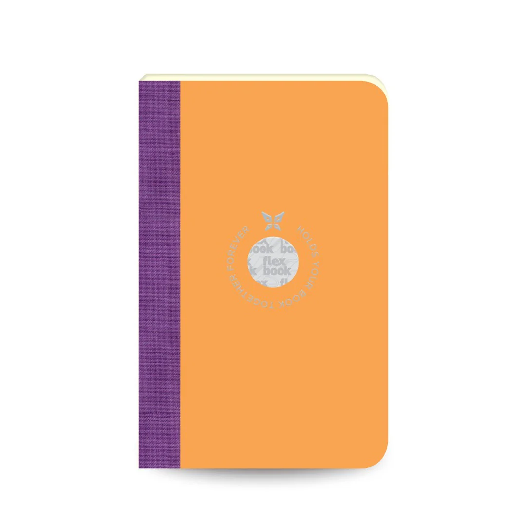 Flexbook Global Smartbook Ruled Notebook Pocket Orange
