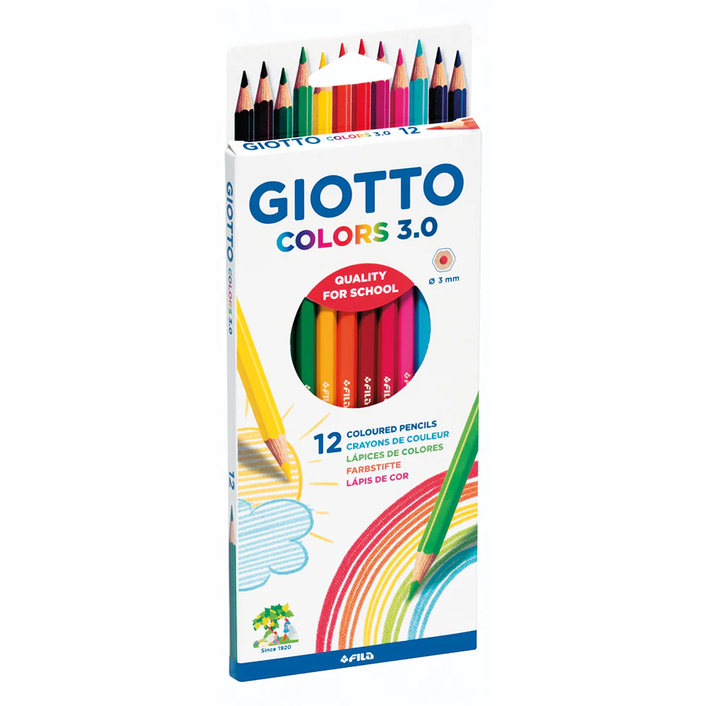 Giotto Colors 3.0 Coloured Pencils Set of 12 - Image 3