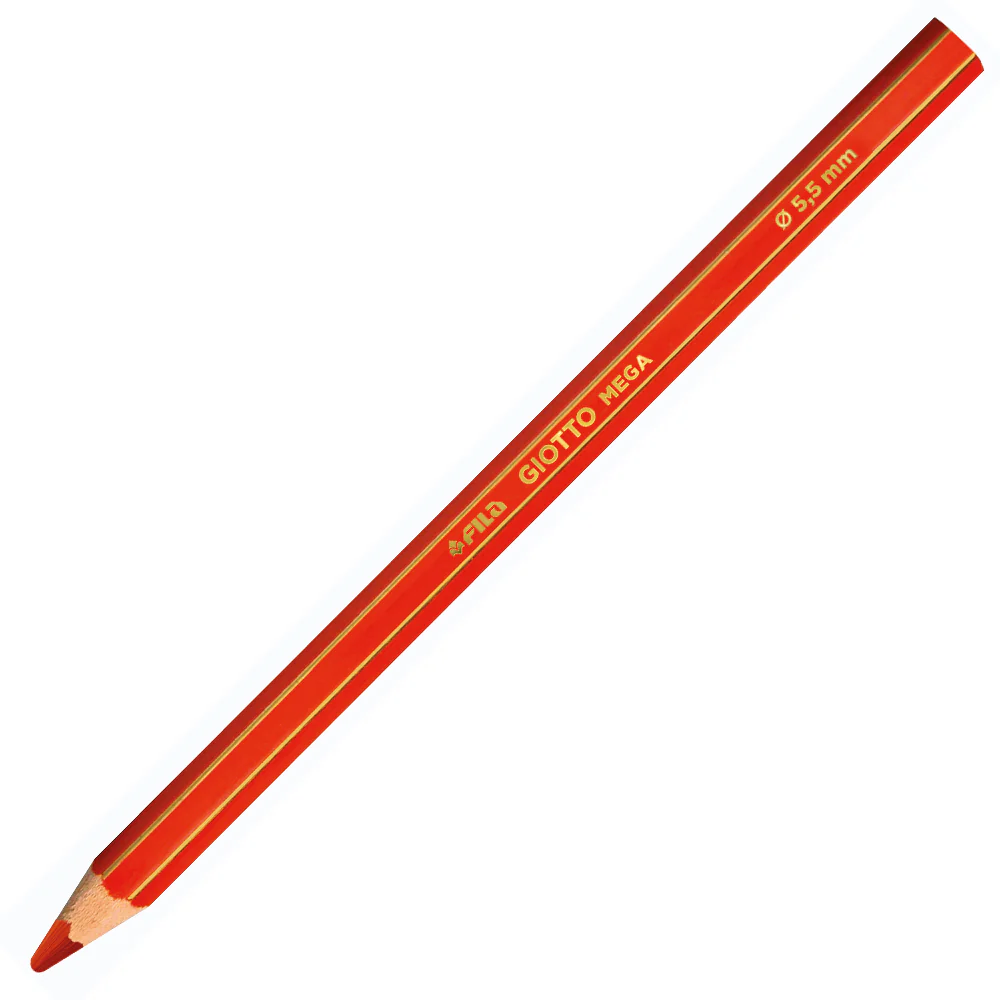 Giotto Mega Chunky Coloured Pencils Set of 8 - Image 2