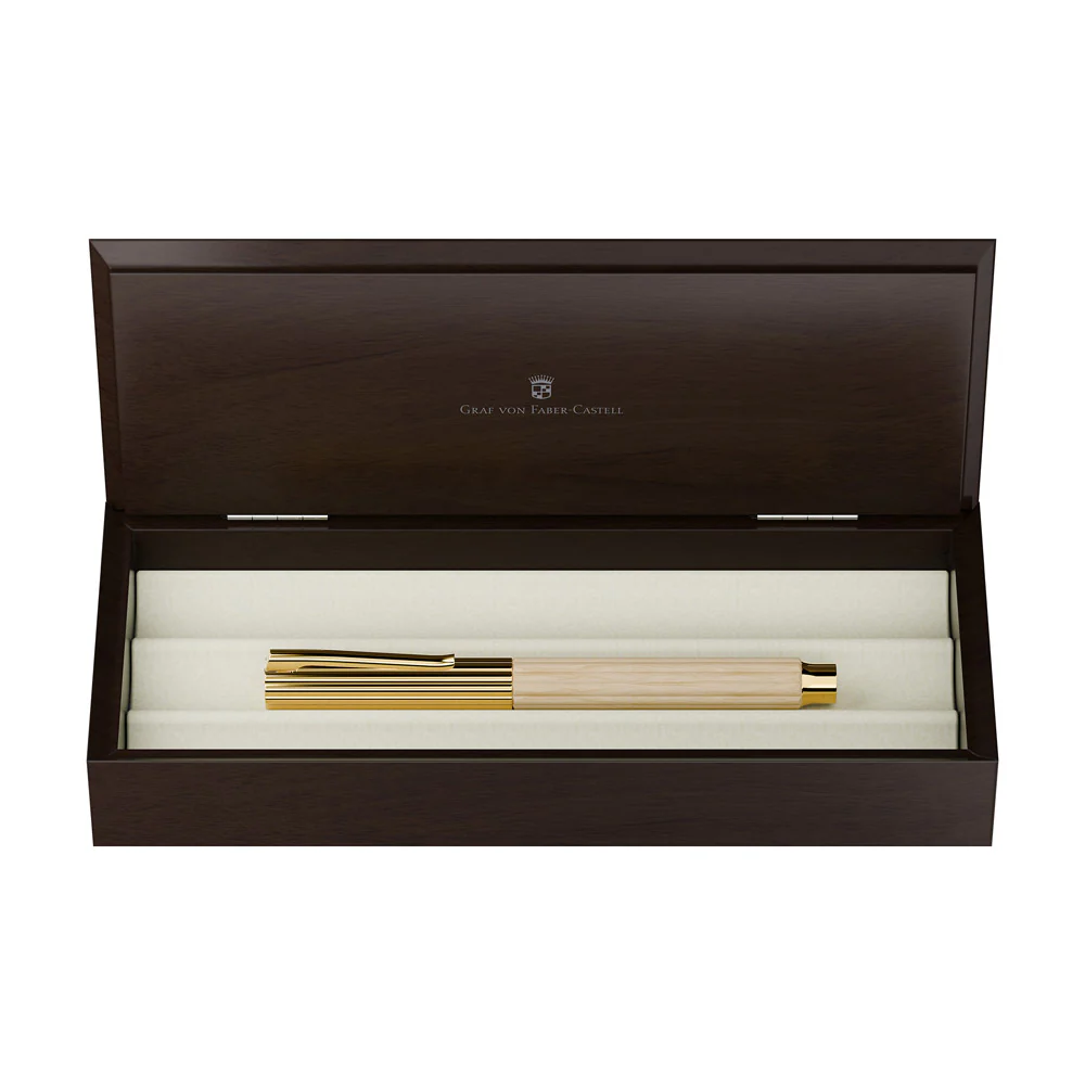 Graf von Faber-Castell Bloom Fountain Pen Hornbeam 14k Nib - Image 5