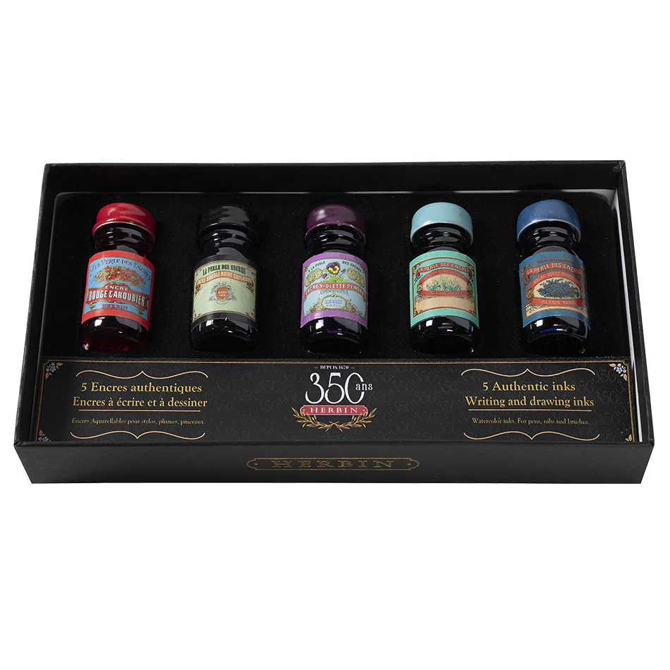 Herbin 350th Anniversary 10ml Ink Gift Set of 5