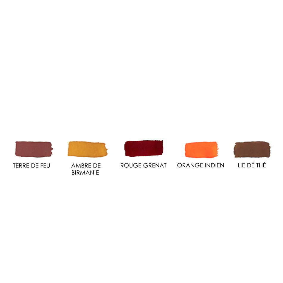 Herbin Seasons 5 Piece Assorted Ink Set Autumn - Image 2