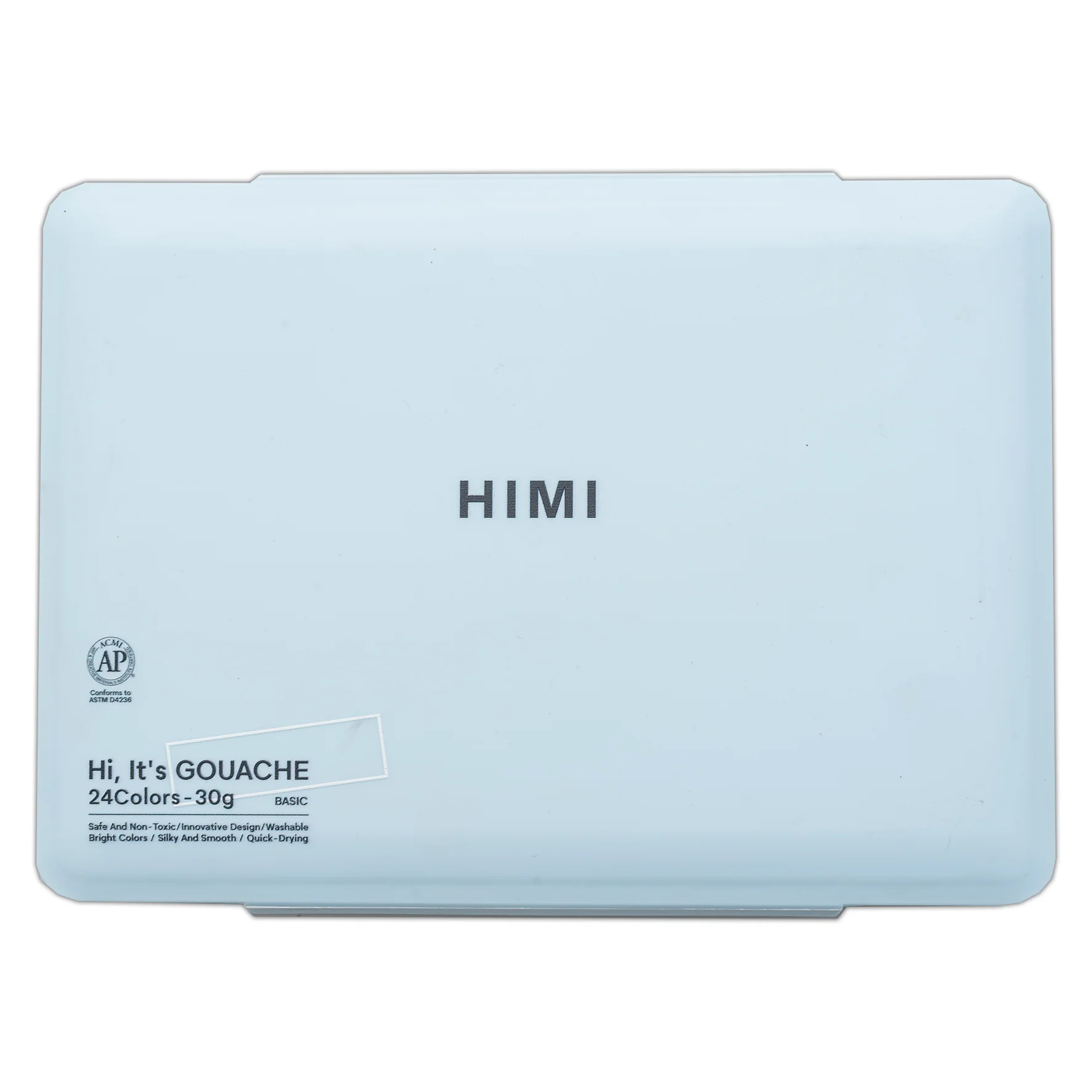 HIMI Jelly Cup Gouache Set of 24 Colours Ice Blue Case - Image 5