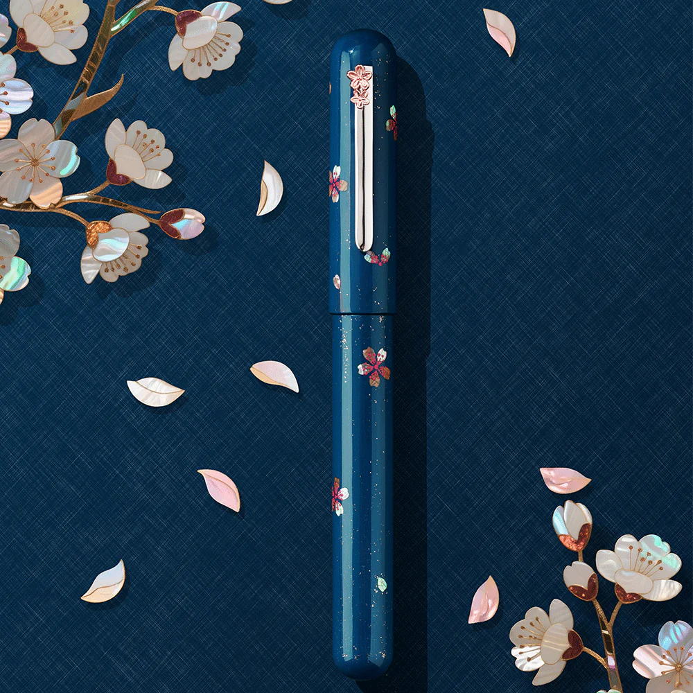 IKKAKU by Nahvalur Cherry Blossom Fountain Pen 14K Nib - Image 5