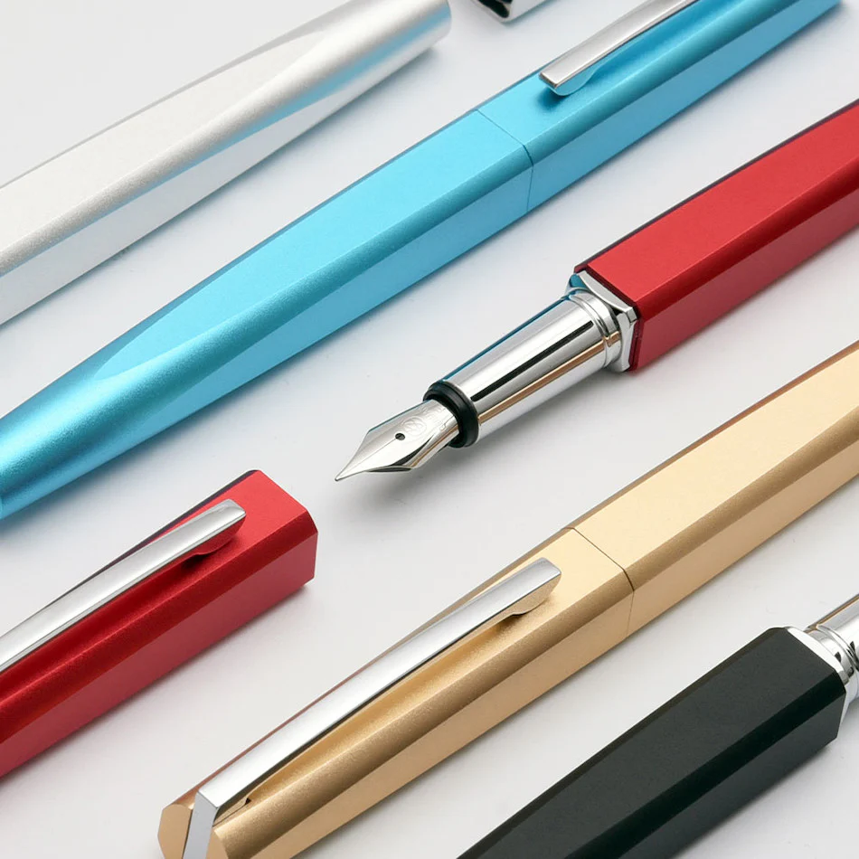 Kaco Square Fountain Pen Gold - Image 2