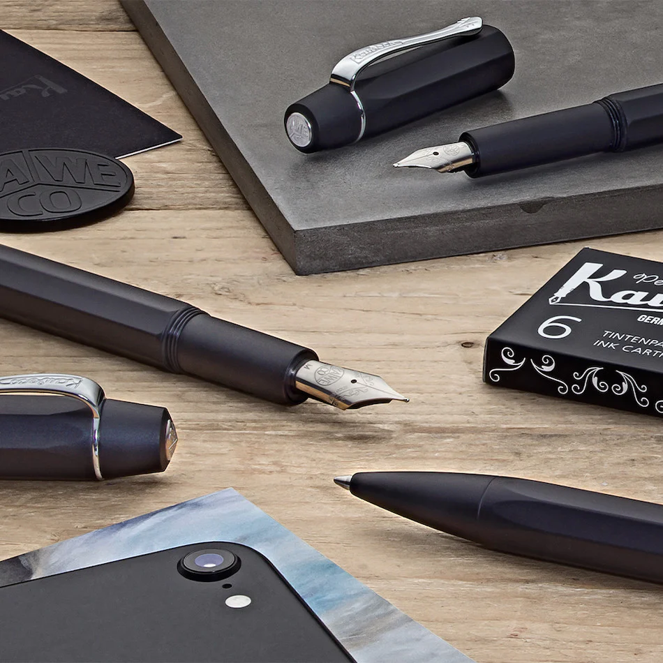 Kaweco Original Fountain Pen Black Chrome 250 - Image 3