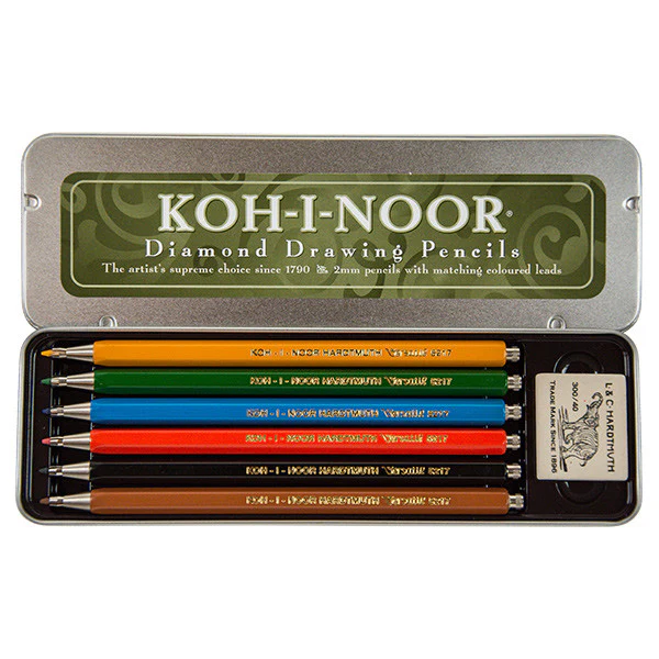 Koh-I-Noor Versatil 5217 Clutch Pencils Set of 6