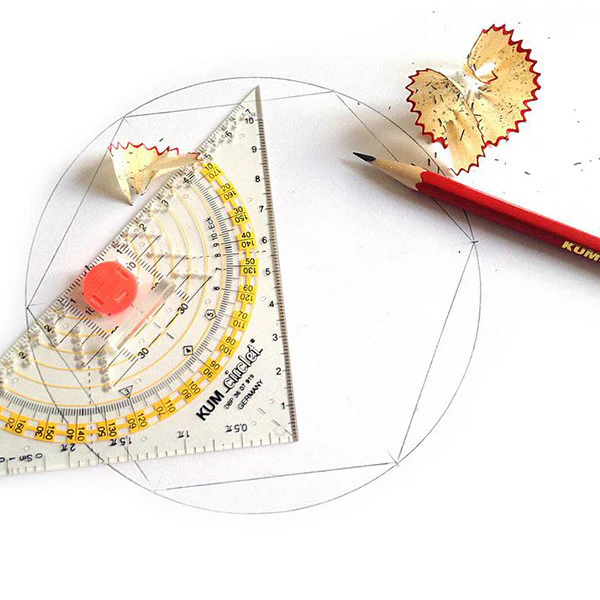 KUM Circlet Compass Triangle 16cm - Image 2
