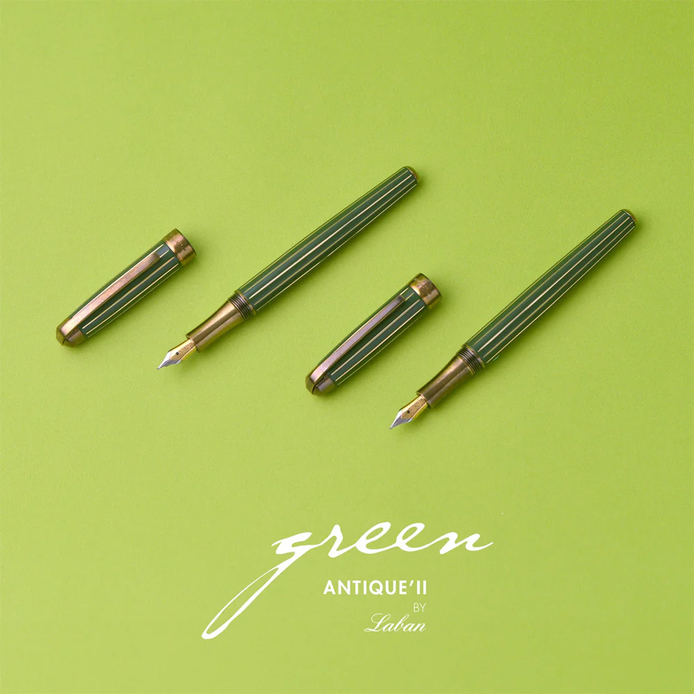 Laban Antique II Fountain Pen Green - Image 2