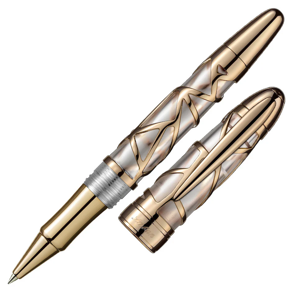 Laban Skeleton Rollerball Pen Rose Gold
