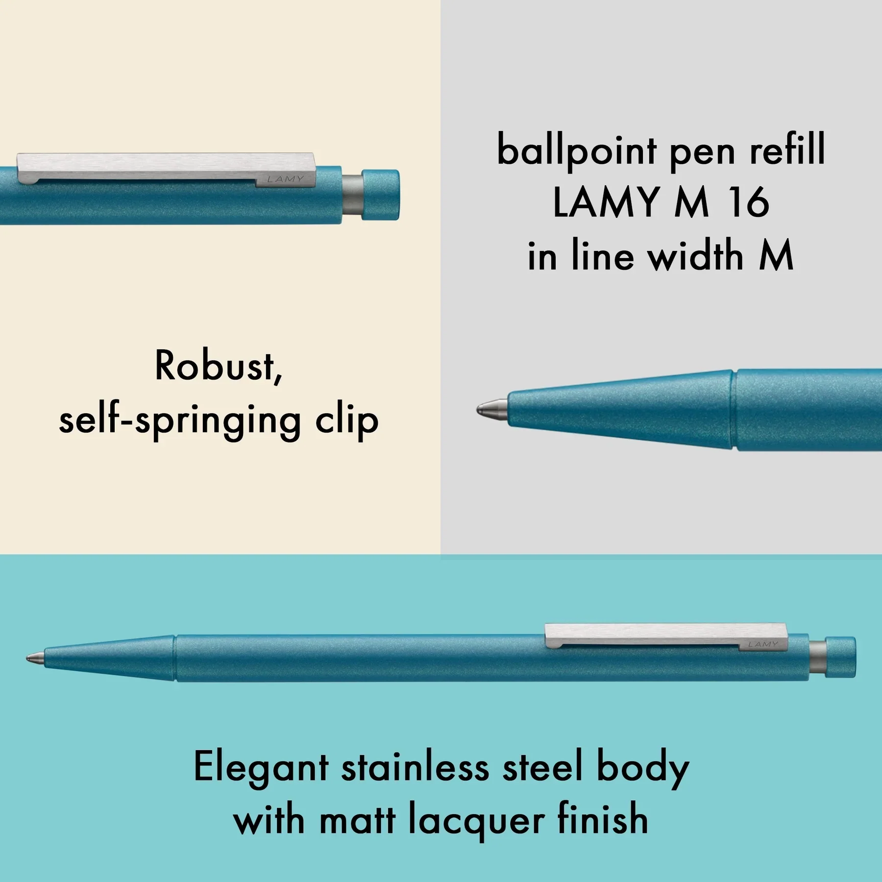 LAMY cp1 Ballpoint Pen Aquamarine - Image 3