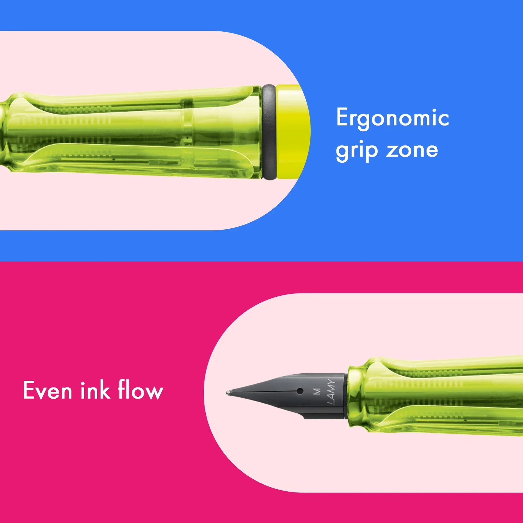 LAMY Safari Fountain Pen Neonyellow Special Edition - Image 4