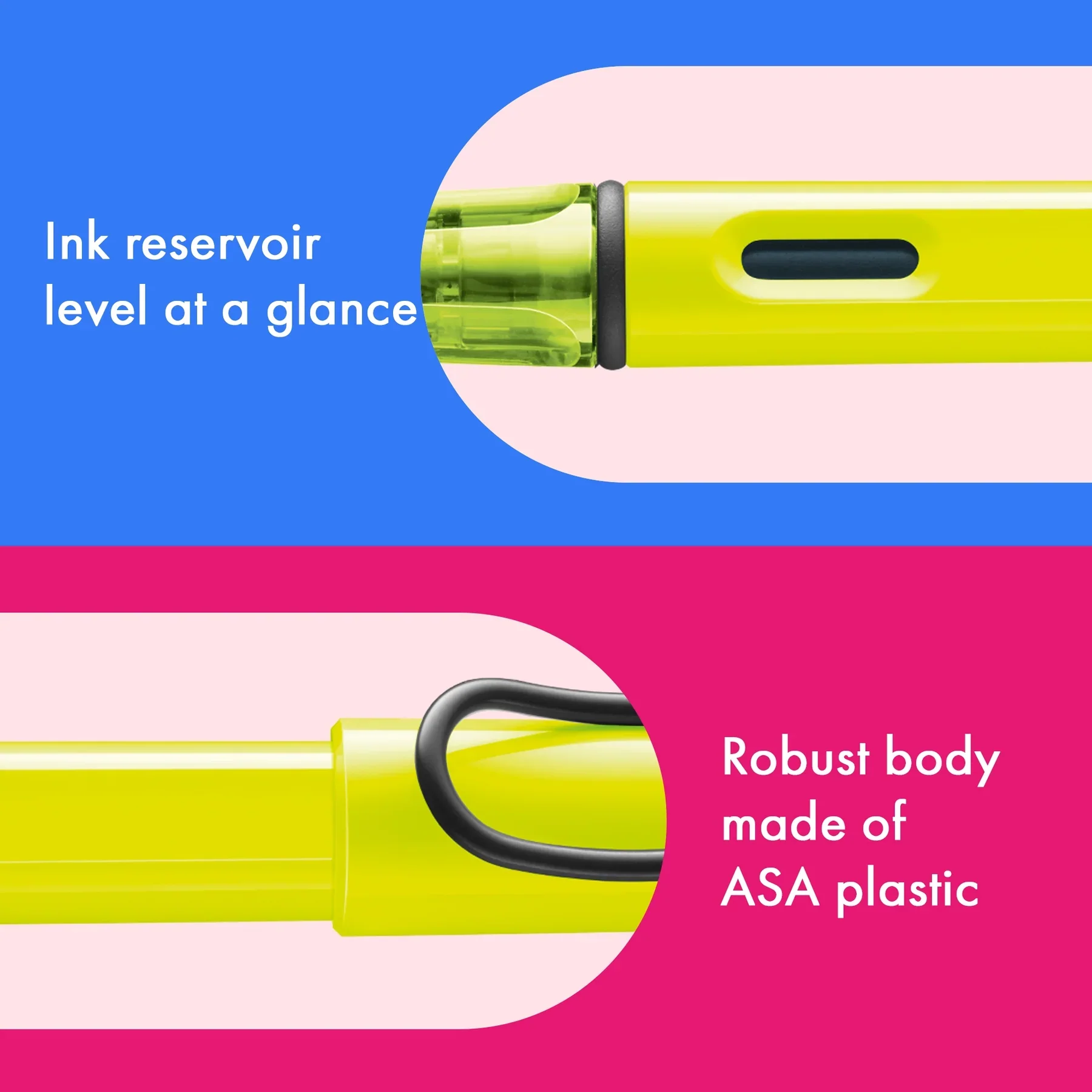 LAMY Safari Fountain Pen Neonyellow Special Edition - Image 5
