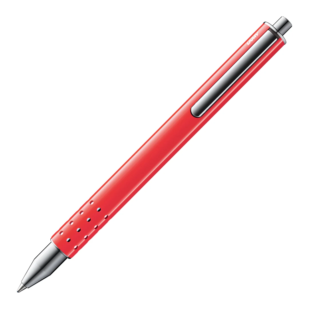 LAMY swift Rollerball Pen Gift Set with Leather Case Sunset - Image 2
