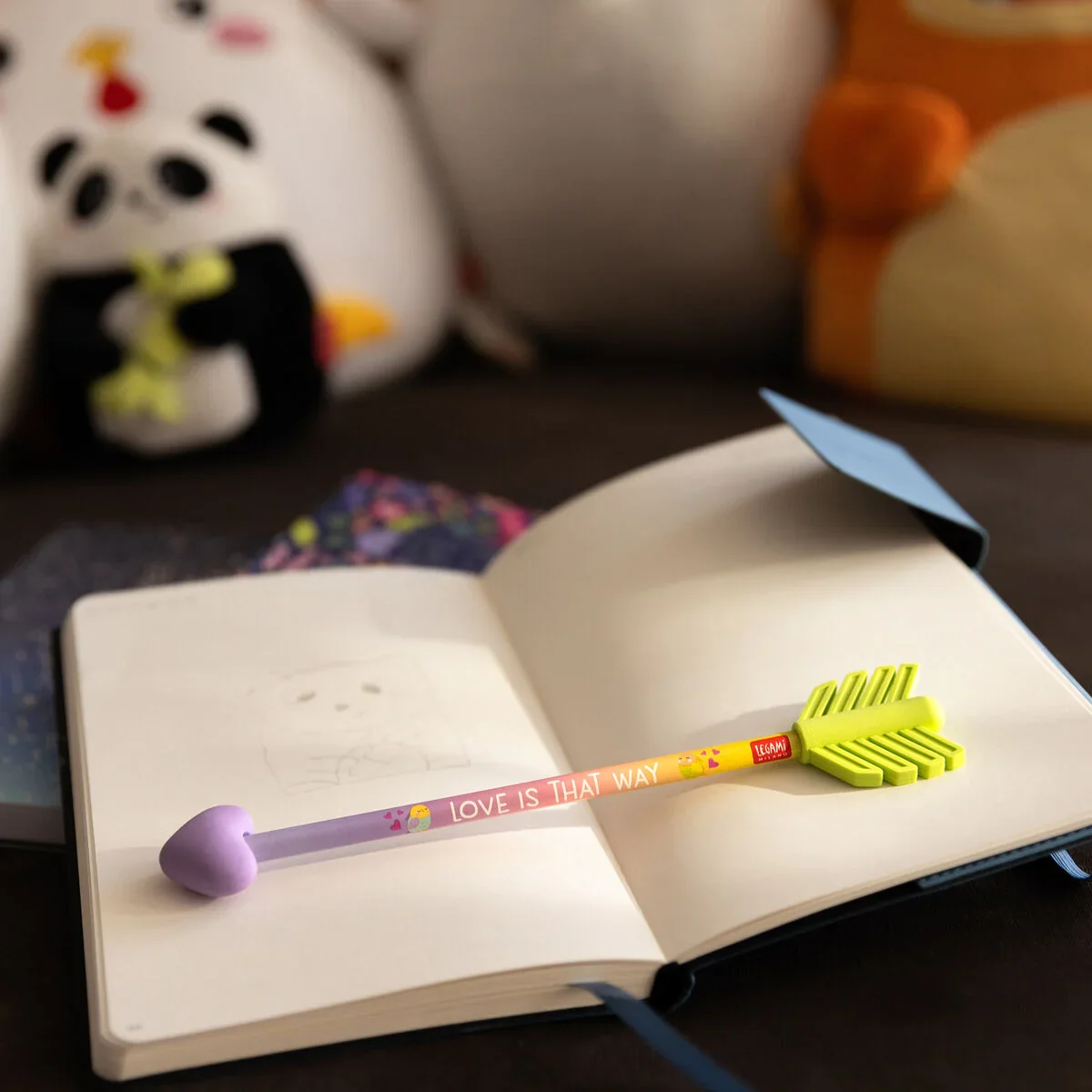 Legami Go Cupid! Pencil with Scented Erasers - Image 4