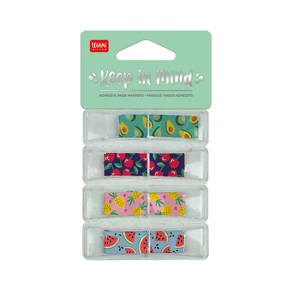 Legami Keep In Mind Adhesive Page Markers Fruits