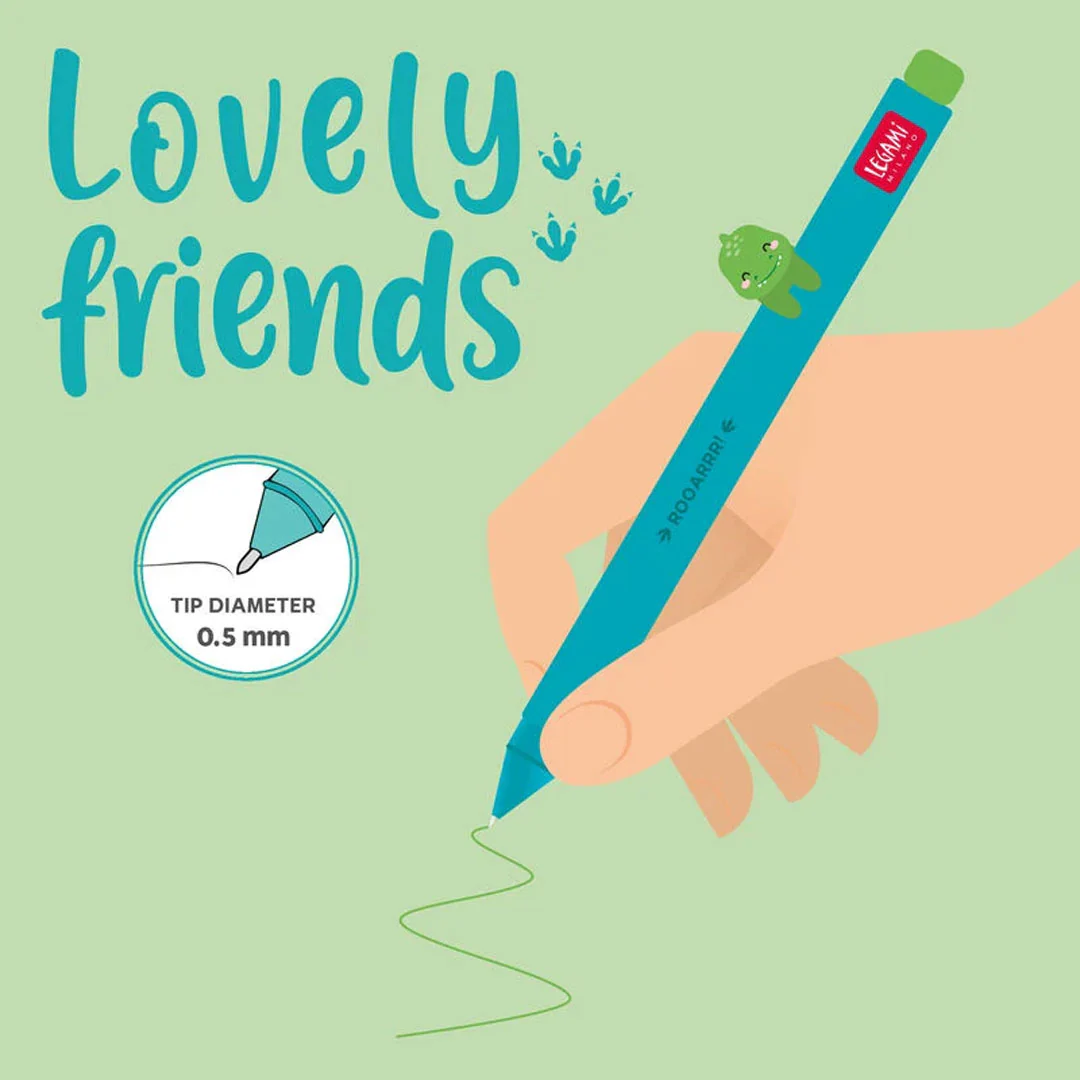 Legami Lovely Friends Gel Pen Dino - Image 3