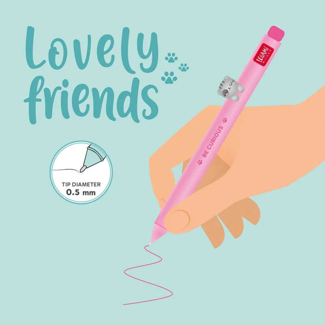 Legami Lovely Friends Gel Pen Kitty - Image 3