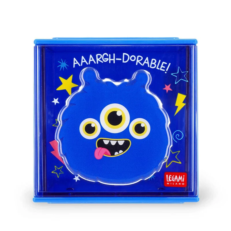 Legami Cutie Cube Stackable Organiser Monster - Image 4